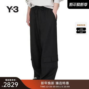 新品 Y3山本耀司2025秋季 男士 时尚 JX7292 宽松休闲裤