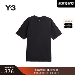 山本耀司2025秋季 新品 时尚 T恤KB2608 休闲大LOGO图案短袖