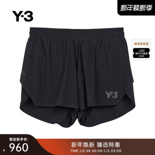 女士抽绳短裤 宽松运动休闲裤 Y3山本耀司秋冬时尚 子IX0003