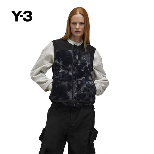 Y-3/Y3山本耀司女士时尚运动纽扣无袖背心马夹JI5649