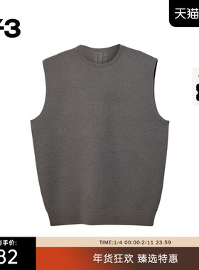 Y-3/Y3山本耀司秋冬季休闲针织背心宽松运动潮T恤JD9851