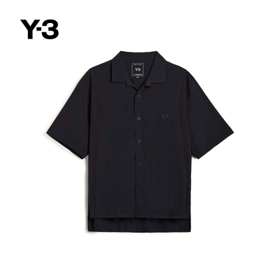 Y-3男士网眼透气短袖衬衫