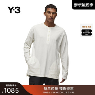 T恤休闲宽松圆领长袖 情侣款 Y3山本耀司秋冬季 IV5632