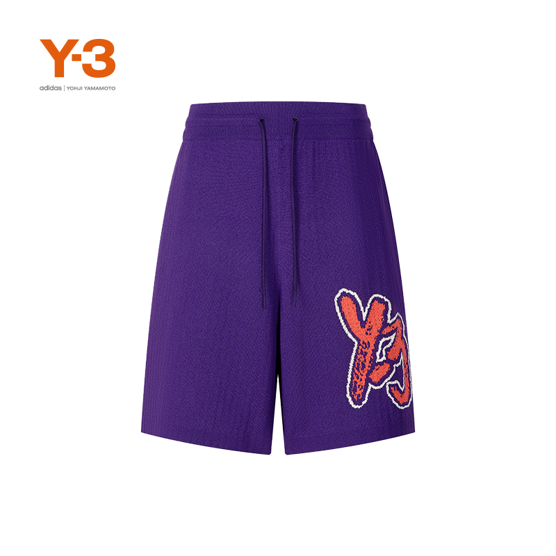 y-3/y3山本耀司情侣款短裤夏季新款宽松抽绳运动休闲裤子ia3098