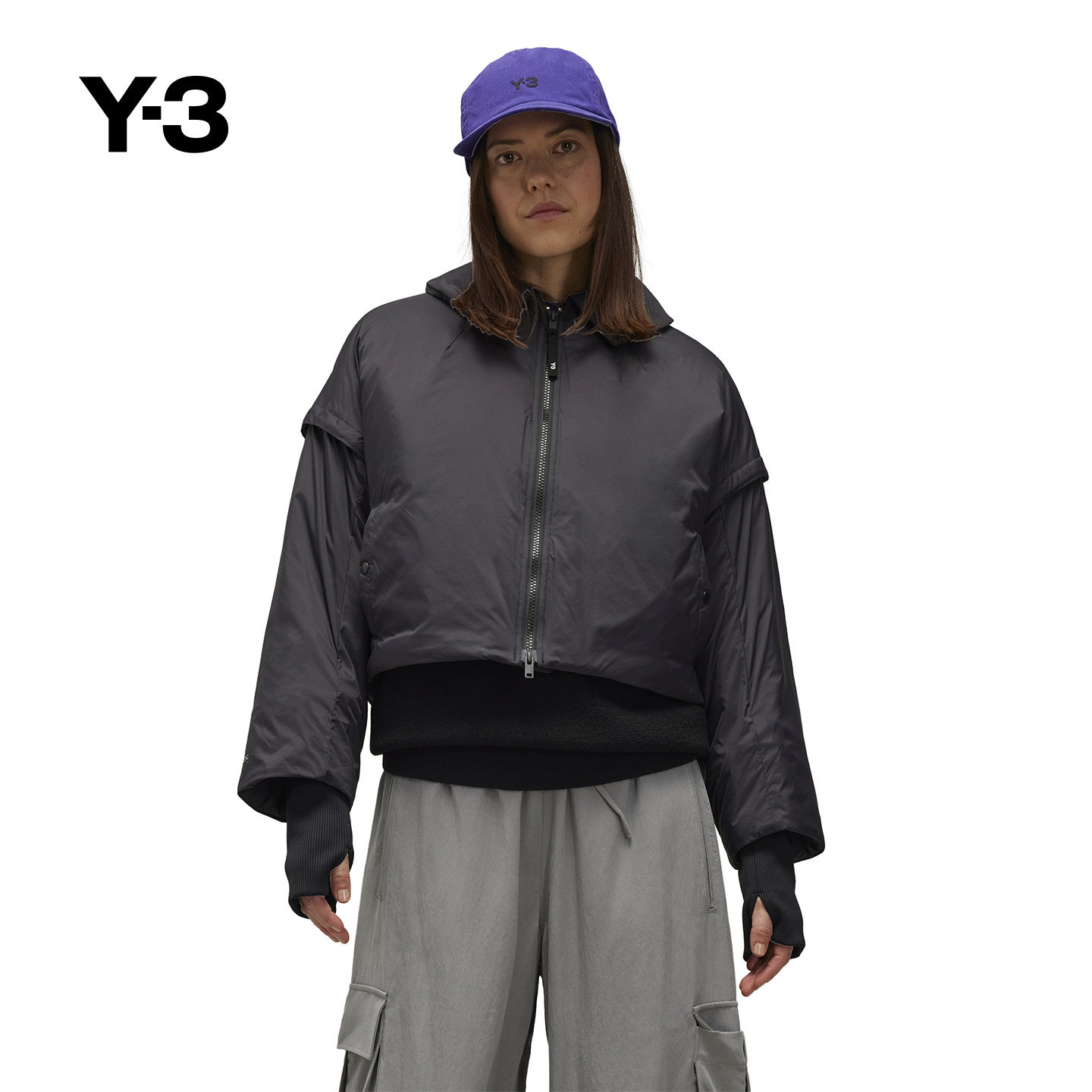 [抢先加购]Y-3/Y3山本耀司女士时尚休闲运动夹克外套IW7490