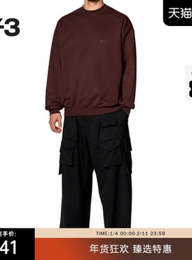 Y-3/Y3山本耀司2025秋季新品男女同款休闲时尚套头卫衣KB4684