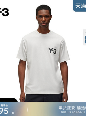Y-3/Y3山本耀司春夏男女情侣款短袖T恤休闲运动圆领JE9281