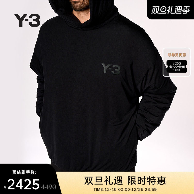 Y-3/Y3山本耀司2025秋冬新品男女同款休闲连帽卫衣JY4556