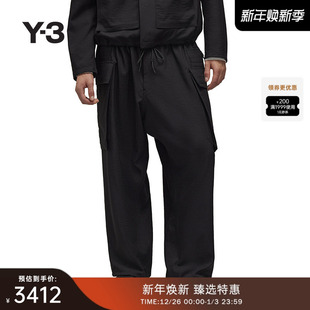 休闲宽松休闲裤 Y3山本耀司2025秋季 时尚 JN4908 新品