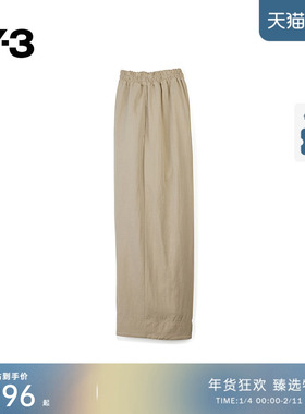 Y-3/Y3山本耀司秋冬季女士休闲裤简约百搭直筒长裤子IV8019