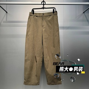 2025冬季 百搭宽松锥型休闲裤 新款 阔版 599 时尚 B2GBF4290太平鸟男装