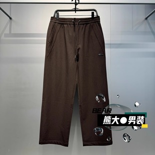 宽松百搭直筒运动休闲裤 B1GMF4457太平鸟男装 时尚 新款 629 2025冬季