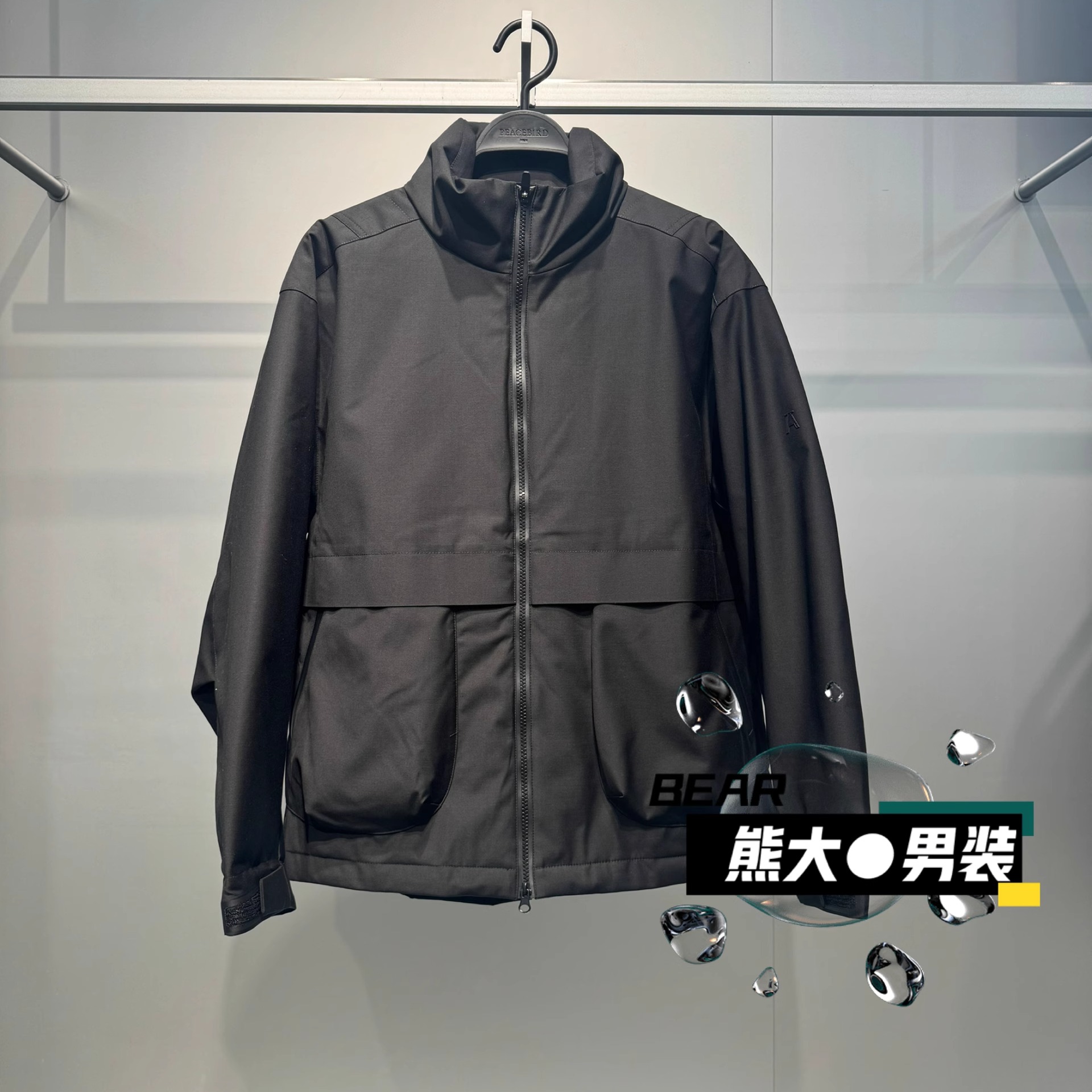 B1ACF4B31太平鸟男装轻薄羽绒服