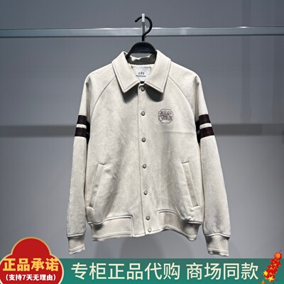 B2BCG1104太平鸟男装麂皮绒夹克