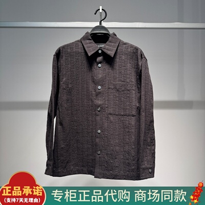 B1CHG1409太平鸟男装外穿式衬衫