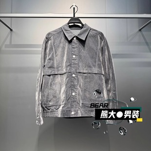 B2BJG111C53工装 新款 风牛仔夹克1099 2026春季 B2BJG111C太平鸟男装