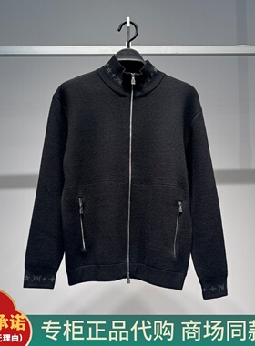 B1EAF4232太平鸟男装2025冬季新款时尚休闲半高领针织毛开衫  999