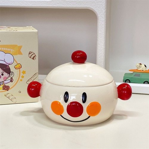 可爱面包超人泡面碗汤碗陶瓷