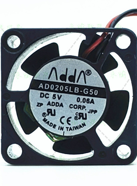 ADDA AD0205LB-G50 5V 0.06A 2510 2.5CM 硬盘笔记本散热风扇风机
