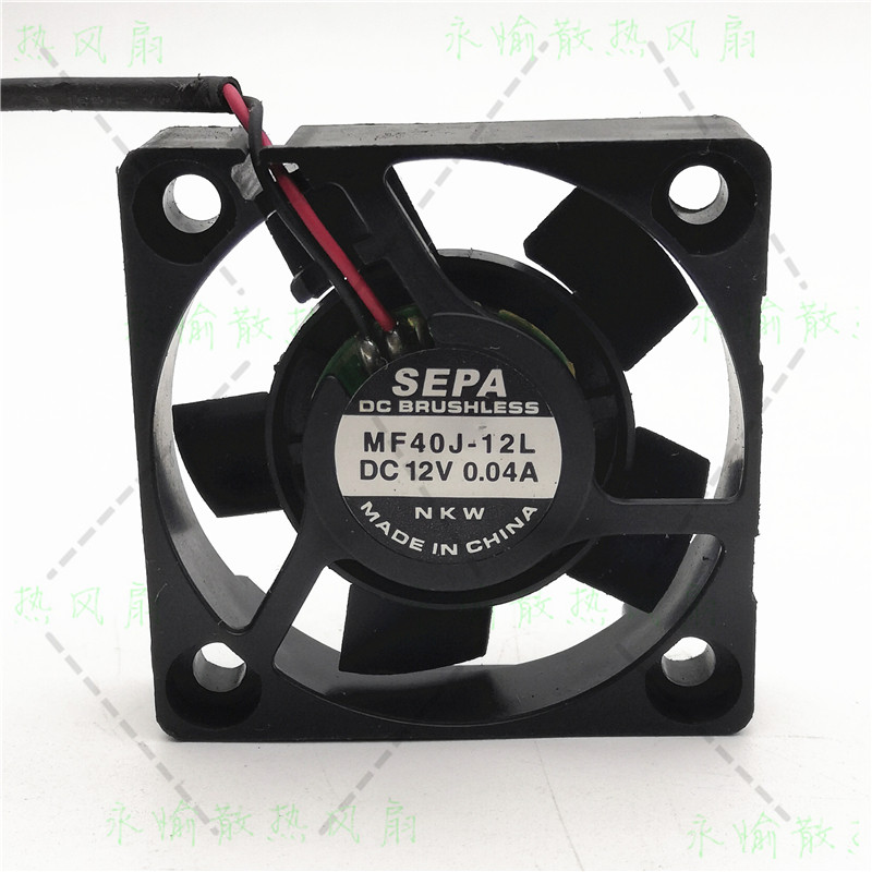 SEPA MF40J-12L 4CM 12V 0.05A 4010 汽车音响散热静音散热风扇
