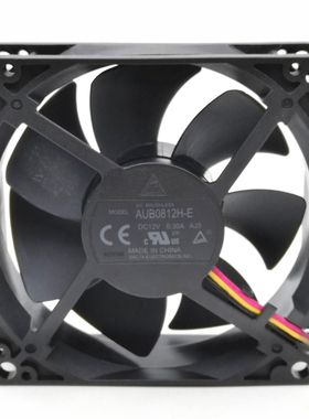 全新原装台达 AUB0812H-E AJ3 8025 12V 0.3A 8cm 投影仪散热风扇