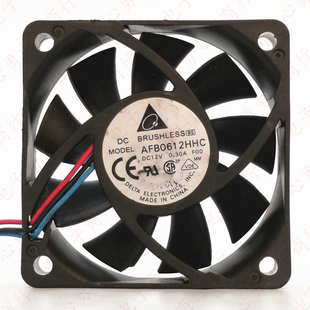 12V 0.3A 台达 15MM CPU散热风扇 AFB0612HHC 6CM 原装 6015
