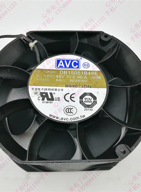 原装正品台湾奇宏AVC DB15051B48E 48V 0.90A 17251 铝框散热风扇