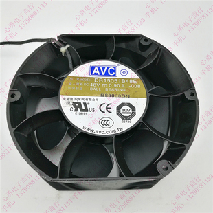 原装正品台湾奇宏AVC DB15051B48E 48V 0.90A 17251 铝框散热风扇