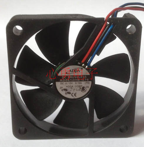 原装正品ADDA/协喜散热风扇AD0612HB-G76 DC12V 0.15A 3线6010