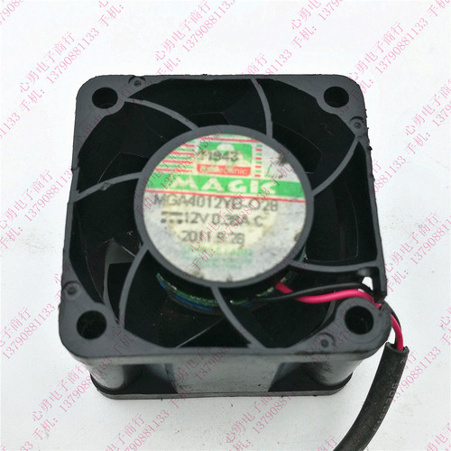 原装永立 MGA4012YB-O28 12V 0.38A 4028 1U2U 服务器双滚珠风扇
