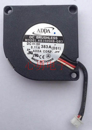 ADDA 笔记本CPU 散热风扇 AB3505HB-QB3 DC5V 0.11A