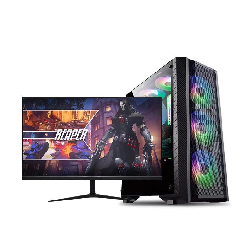 i9i7台式电脑水冷主机高配电竞游戏全套家用办工组装DIY主播
