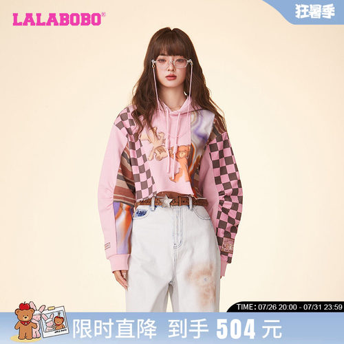 常规套头连帽卫衣可爱小熊