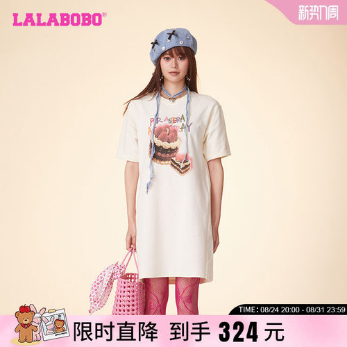 LALABOBO宽松休闲短袖