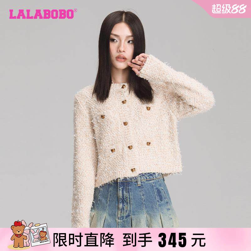 LALABOBO法式小香风针织开衫