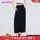 LALABOBO早秋新品 WXZQ26 LBCC 可爱时尚 女团亮片A型针织长半身裙