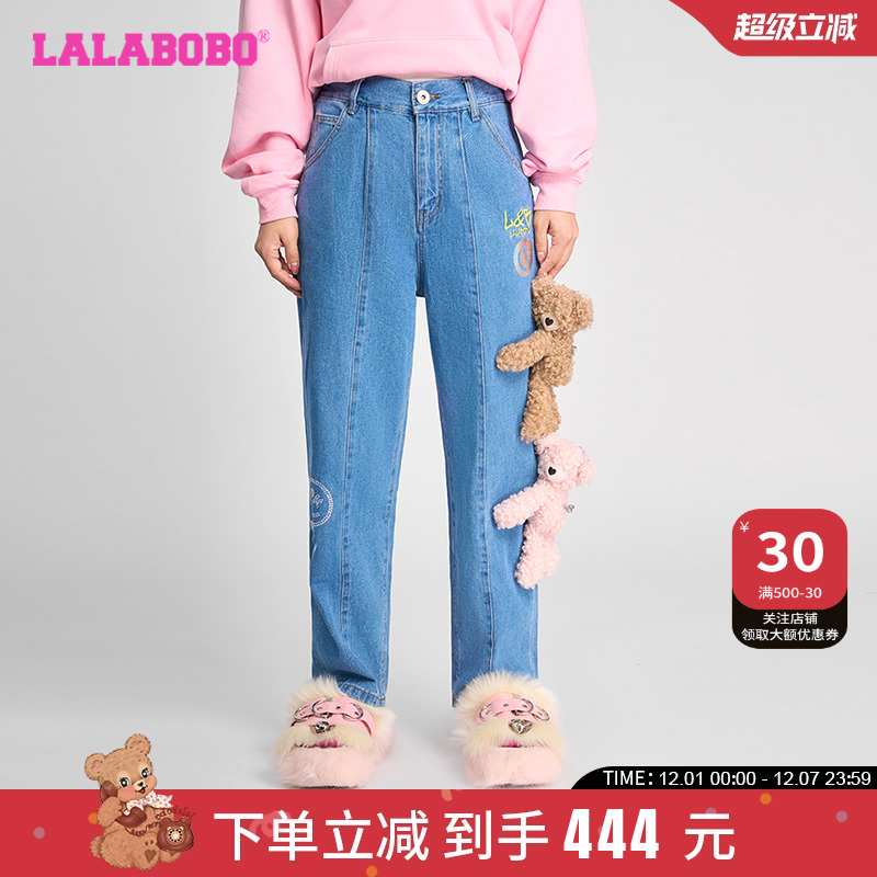 LALABOBO原创新款牛仔裤