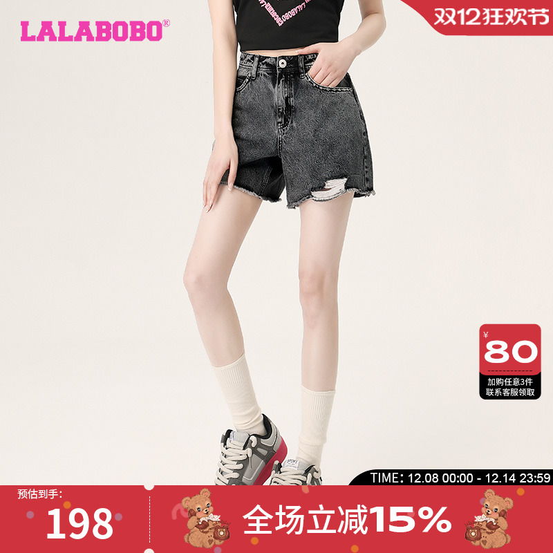 辣妹潮流高腰热裤显瘦牛仔女短裤