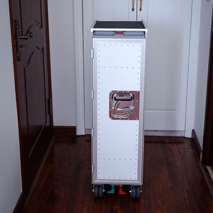 2025新款 柜 包豪斯航空夹缝收纳柜乳白色铝型材多功能储物展示鞋