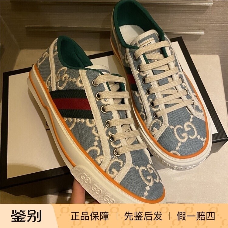 【小诺意购 现货】GUCCI古驰女Tennis1977复古休闲运动板鞋606110