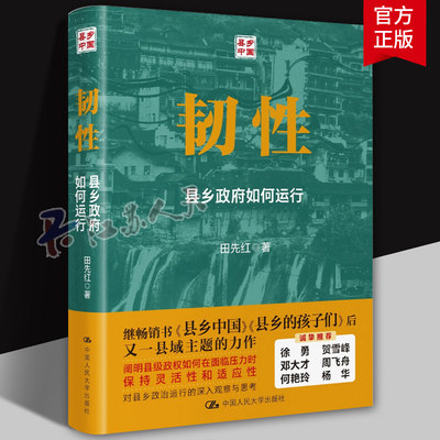 韧性 县乡政府如何运行 田先红 中国人民大学出版社 新书 中县干部 基层治理 中国政治 教育 乡村振兴书籍 县域治理 正版包邮