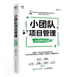 任康磊普通大众团队管理项目管理管理书籍 小团队项目管理 全图解落地版