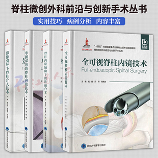 脊柱微创外科前沿与创新4册 全可视脊柱内镜技术+单侧双通道脊柱内镜技术+脊柱内镜辅助下腰椎融合术+影像引导下脊柱介入