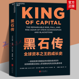 黑石传 全球资本之王的成长史 一部透视黑石集团运作内幕的史诗巨作 全景展现黑石创始人苏世民叱咤风云的私募传奇 湛庐图书
