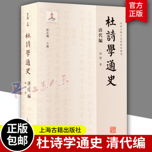 历史文化书籍 社 另有唐五代编 明编 现当代编 辽金元 孙微 宋代编 上海古籍出版 正版 域外编 杜诗学通史清代编