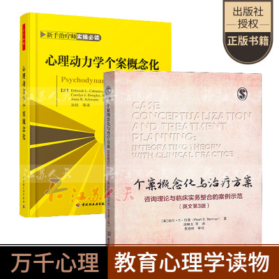 个案概念化与治疗方案 咨询理论与临床实务整合的案例示范+心理动力学个案概念化 卡巴尼斯 等万千心理 心理动力学疗法配套教材