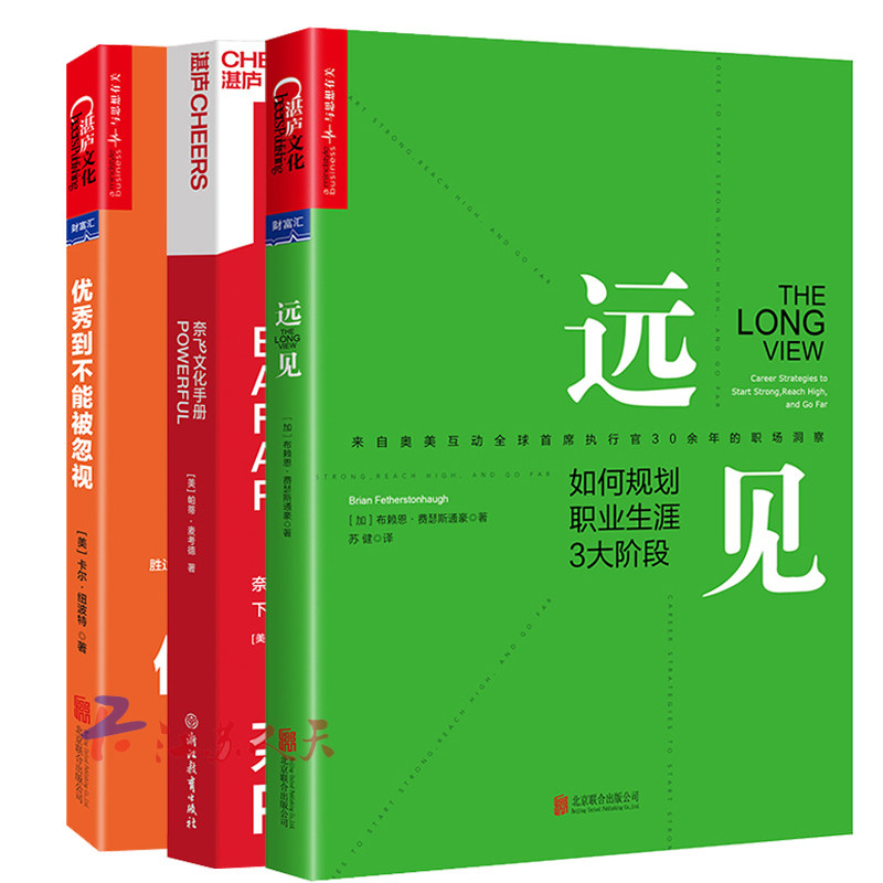 远见如何规划职业生涯3大阶段+奈飞文化手册+到不能被忽视3册 硅谷重要文件的深度解读 企业文化管理经济理论湛庐文化畅销书