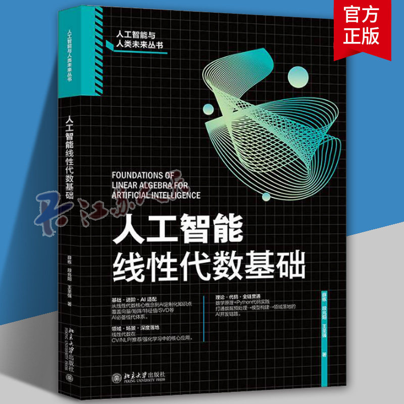 人工智能线性代数基础 线性代数在人工智能领域中的广泛应用 人工智能行业从业者研究人员及相关领域学生学习参考 北京大学出版社