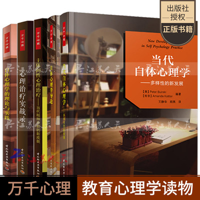 万千心理治疗全5册 主体间性心理治疗+自体心理学导论+理论与实践+多样性的新发展+心理治疗实战录 精神分析咨询师技能培训用书