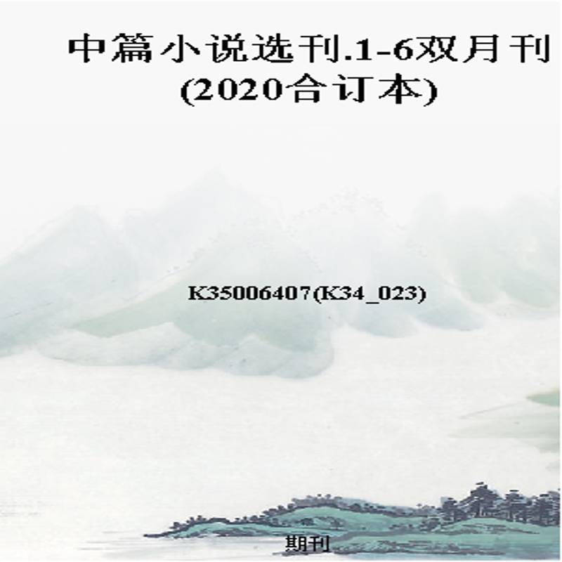 中篇小说选刊.1-6双月刊(2020合订本)